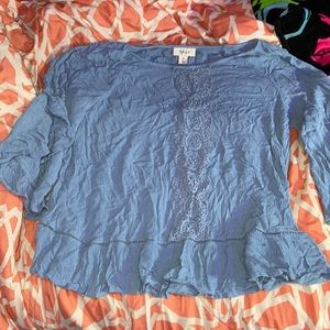 ~Blue long sleeve dress shirt~